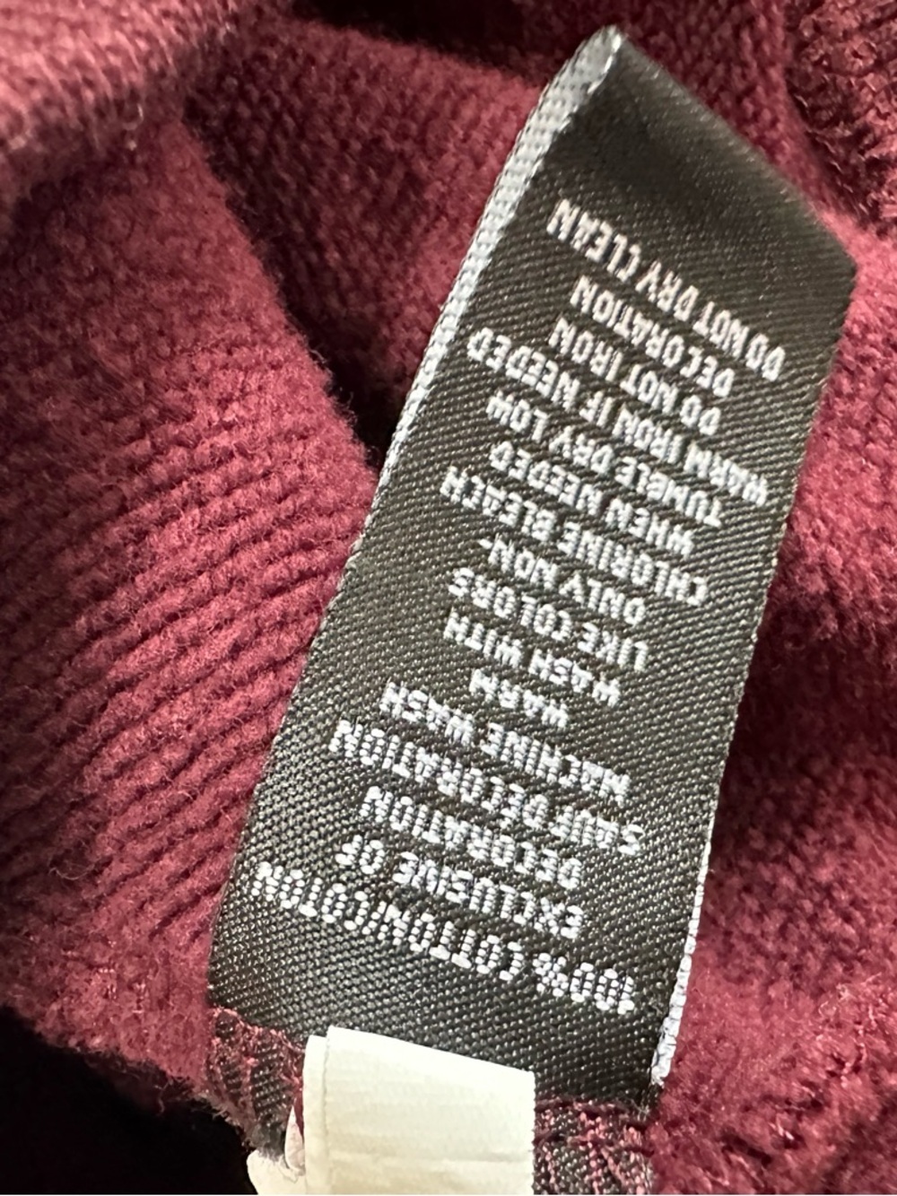 Washington Commanders Hoodie XL Pro Standard NFL Burgundy Crest Pullover - Picture 12 of 13